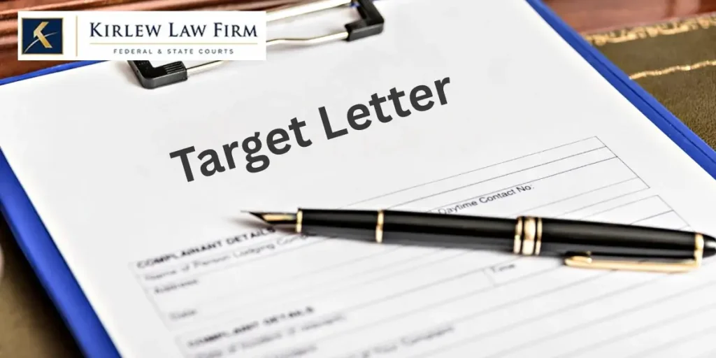 What Does a Federal Target Letter Mean?